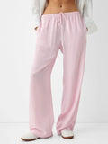 Chic Striped Loose Pants Women’s - pink / L