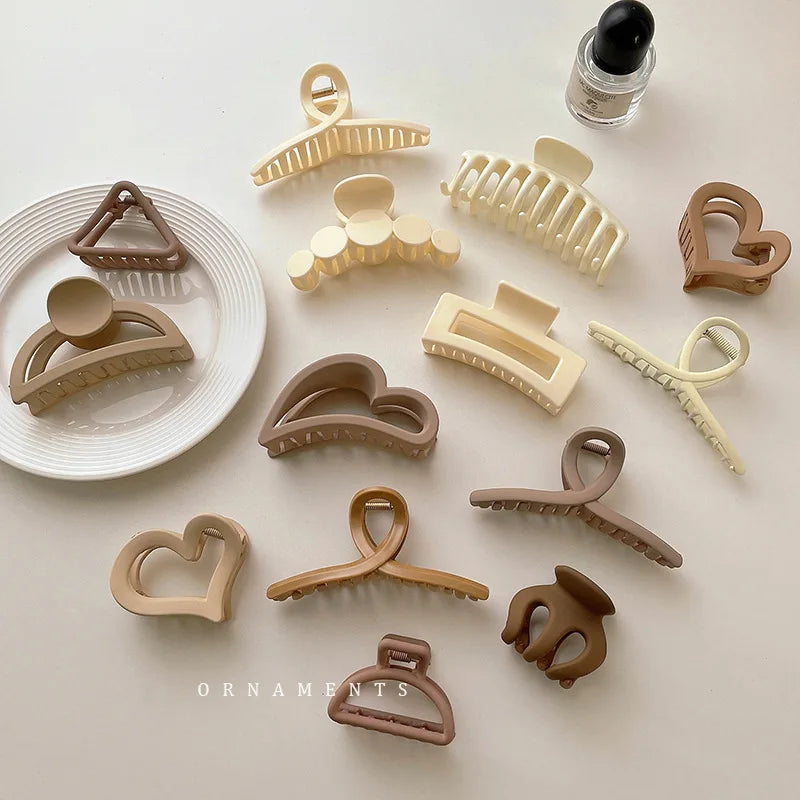 Coffee Color Large Hair Claws