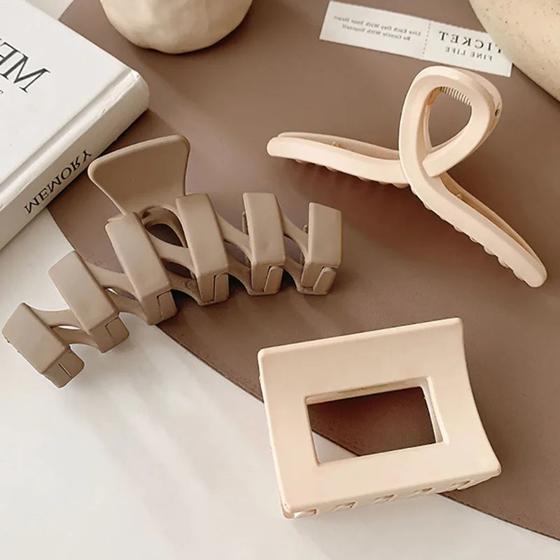 Coffee Color Large Hair Claws