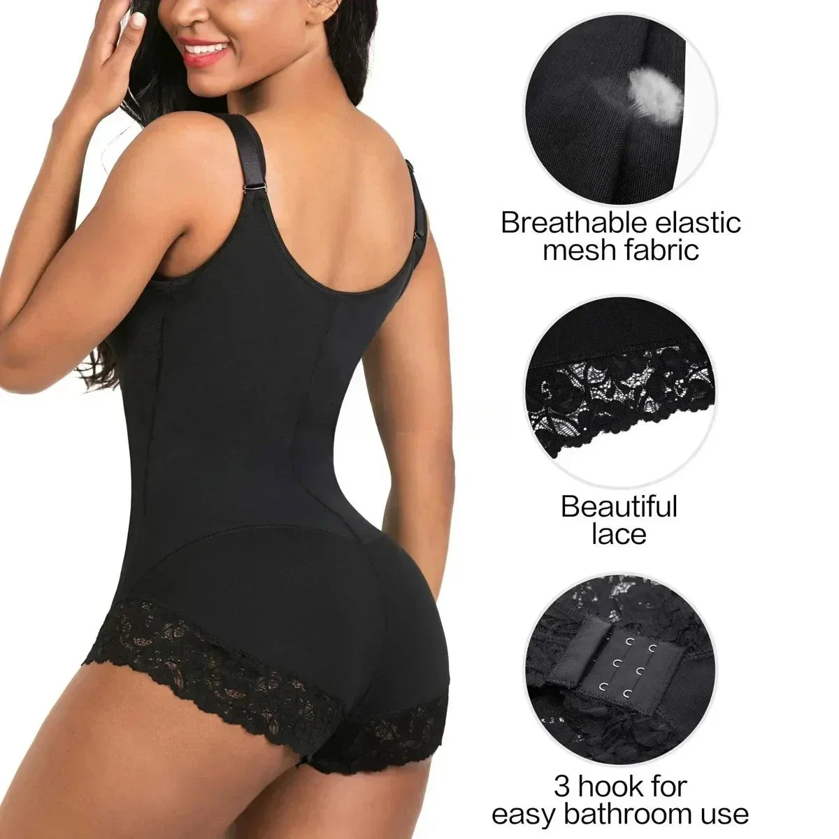 Colombian Waist Trainer for Women High Compression Body Shaper