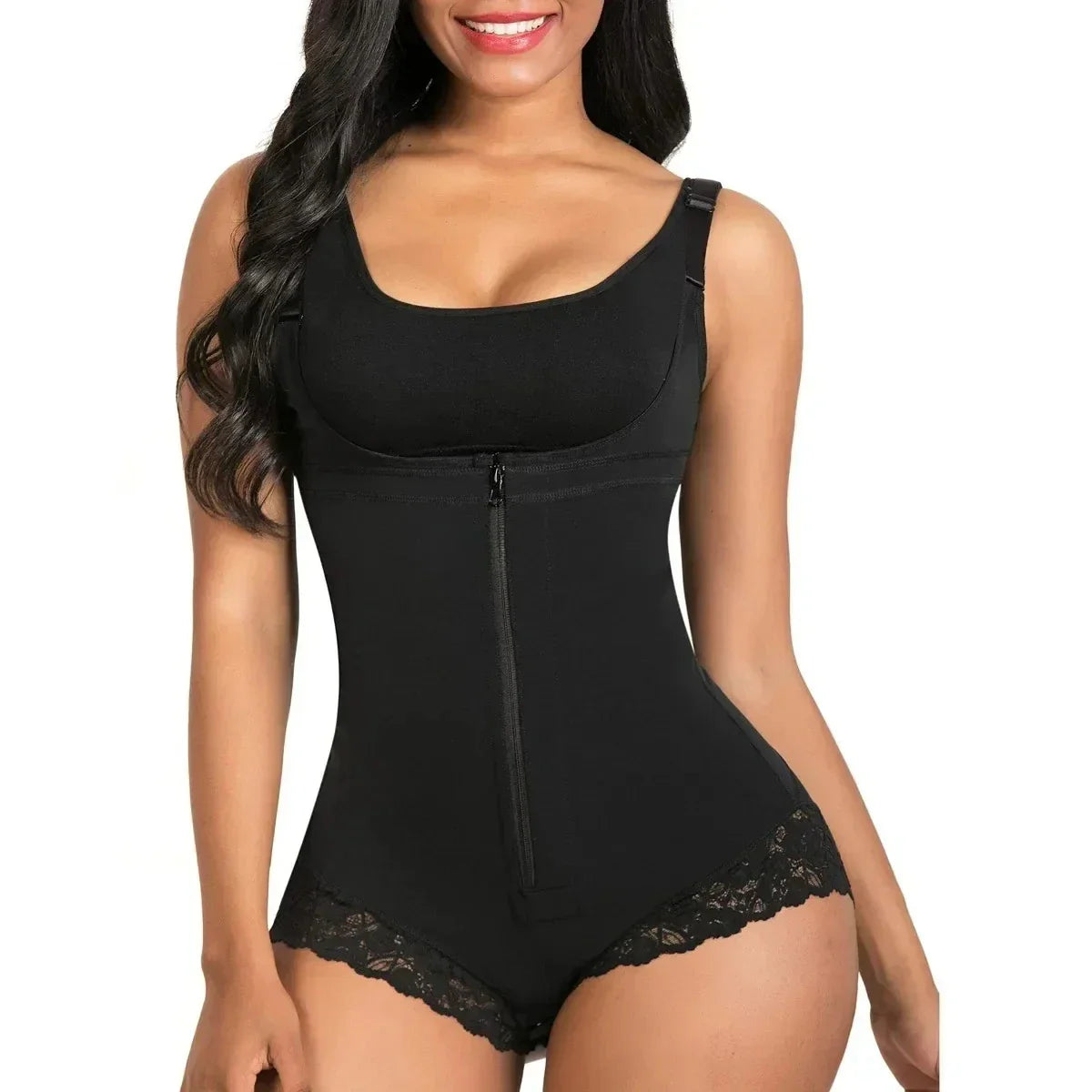 Colombian Waist Trainer for Women High Compression Body Shaper - Black / 4XL