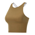 Comfy Cross Back Wide Strap Push-up Sports Bra