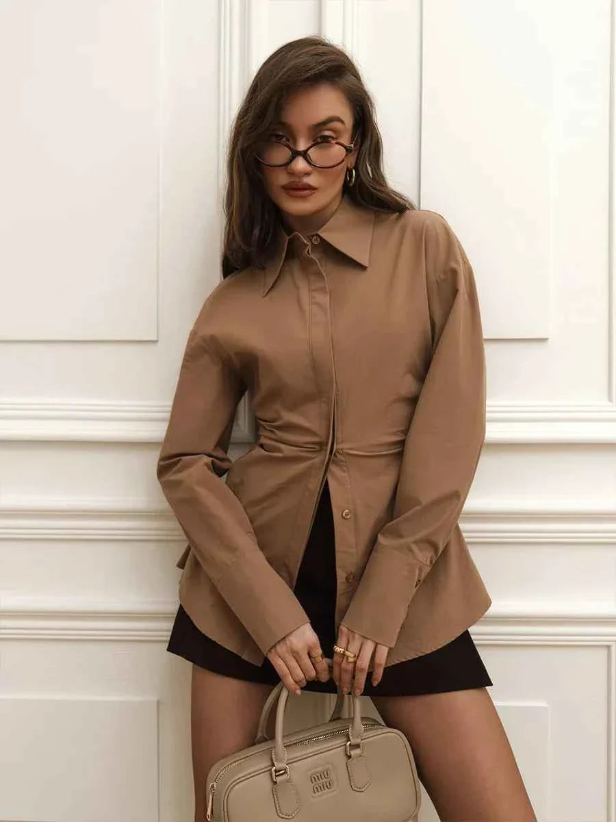 Cotton Slim Fit Shirt Women's