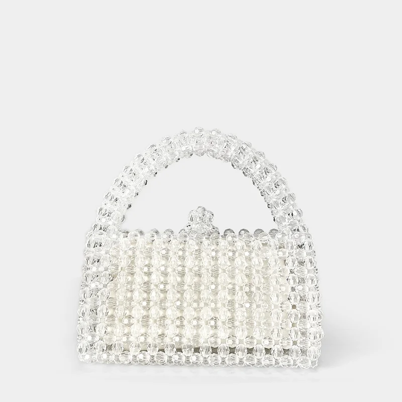 Crystal Bead Bag Hand Woven