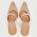 Crystal Mesh Breathable Thin High Heel  Women