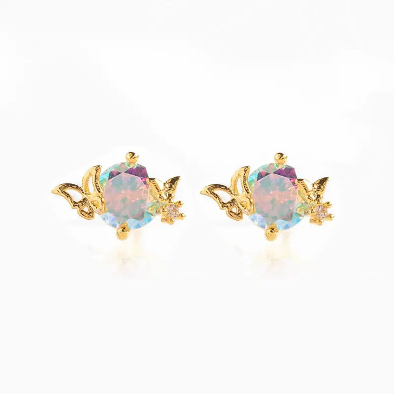Cute Starry Sky Sweet Fairy Seat Ear Studs - EH00571 - electronic accessories
