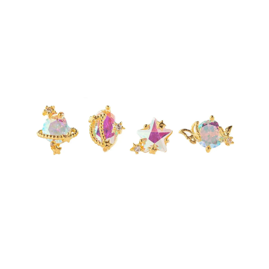 Cute Starry Sky Sweet Fairy Seat Ear Studs - electronic accessories