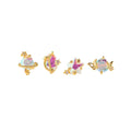 Cute Starry Sky Sweet Fairy Seat Ear Studs - electronic accessories