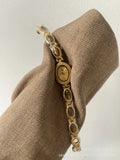 Women's Small Jade Oval Diamond Quartz Bracelet Watch - Norellé