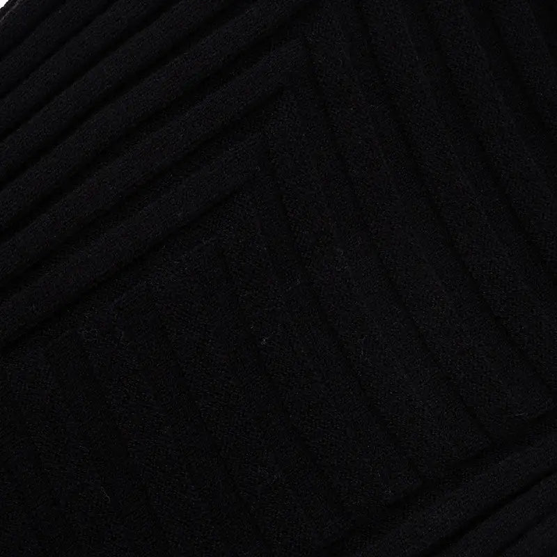 Slimming Contrast Color Sloping Shoulder Backless Dress