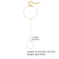 Stainless Steel Hand Support Chain Snake Chain Double Layer Twin - Norellé