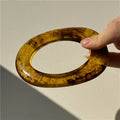 Exaggerated Blooming Irregular Shaped Resin Bracelet - Norellé