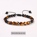 Natural Crystal Diamond Rhombus Bead Woven Bracelet - Norellé