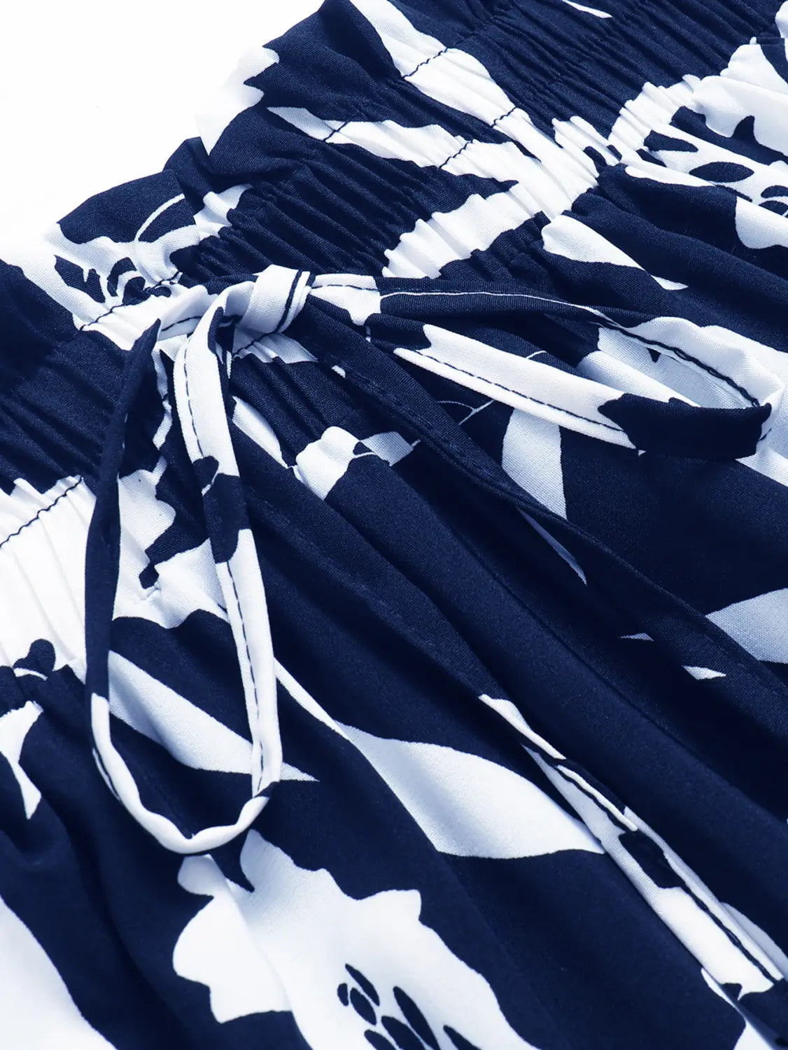 Printed A- Line Skirt Pleated Women