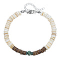 Simple Turquoise Wooden Bead Bracelet - Norellé