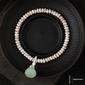 Single-wrap Bracelet Crescent Moon High Density Smooth And White - Norellé