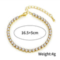 Simple All-match Diamond Drill Chain Bracelet - Norellé