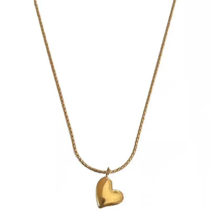 Necklace,stainless Steel,with Heart - Norellé