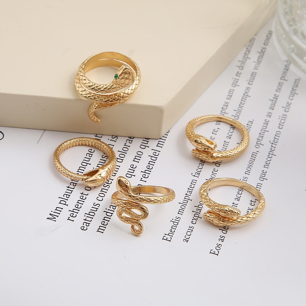 Snake Ring Suit 5-piece Metal Joint - Norellé