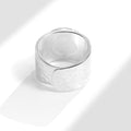 Inlaid Natural Crystal Texture Open Ring - Norellé