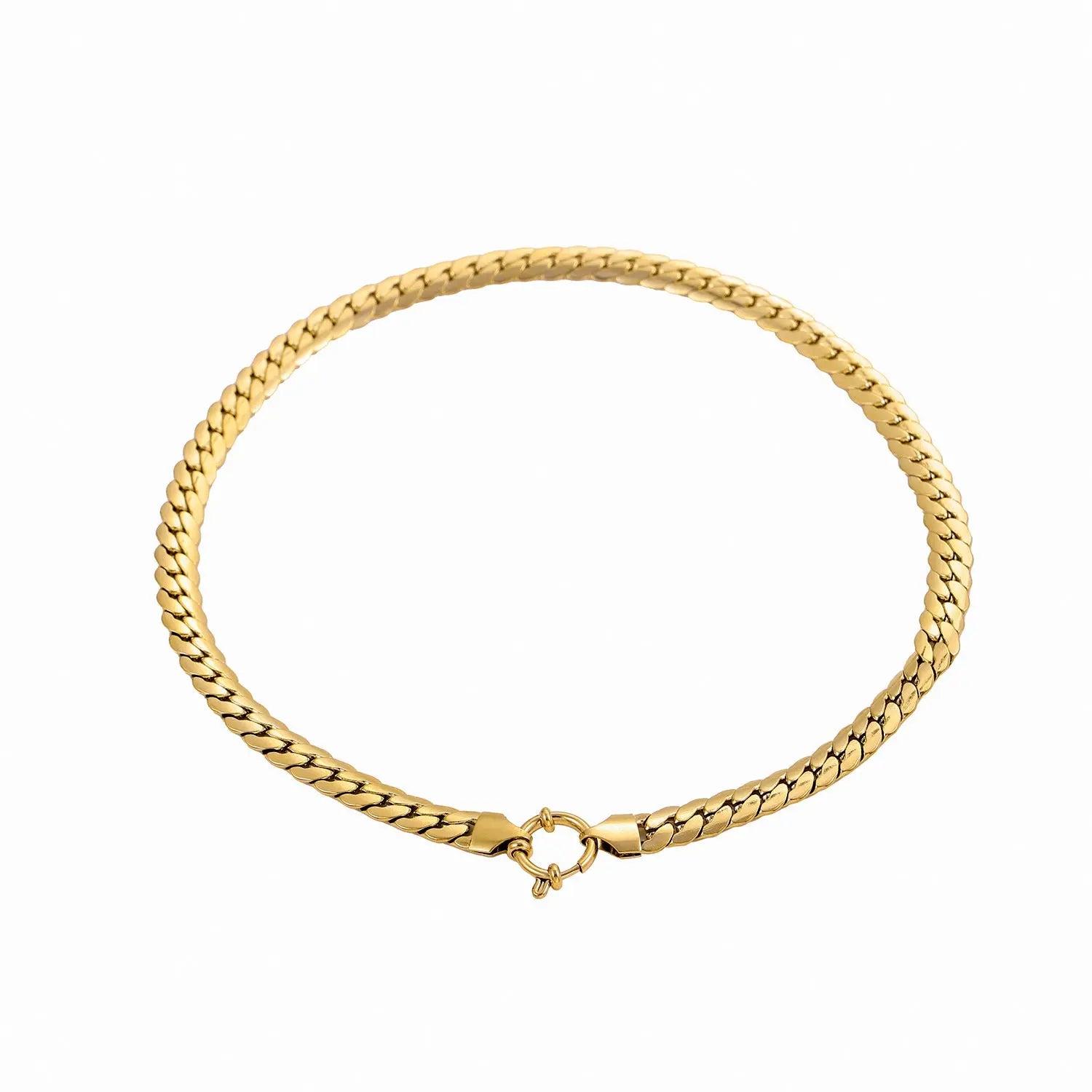 Encrypting Smooth NK Chain Necklace - Norellé