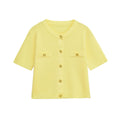 Short-sleeved Knitted Top Mini Skirt Suit - Norellé