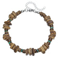 Simple Turquoise Wooden Bead Bracelet - Norellé