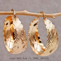 Copper Material Graceful Personality Simple Earrings - Norellé
