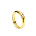 Copper Plating 18K Gold Diamond Couple Ring - Norellé