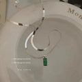 Ins Girl Special-interest Design Color Rhinestone Snake Bones Chain - Norellé