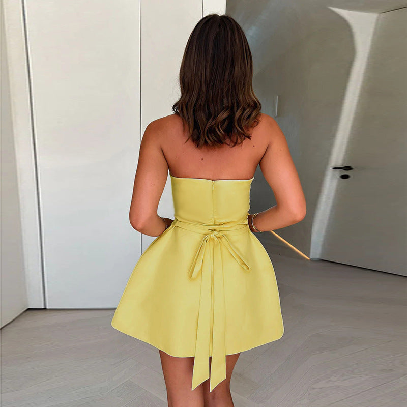 Fashion Personality Tube Top Dress Women - Norellé