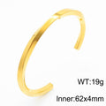 Twisted Ring Square Twisted Stainless Steel Bracelet - Norellé