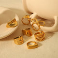Women's 18K Gold Stainless Steel Ring - Norellé
