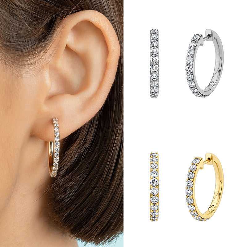 Luxury Zircon Earrings Ear Ring - Norellé