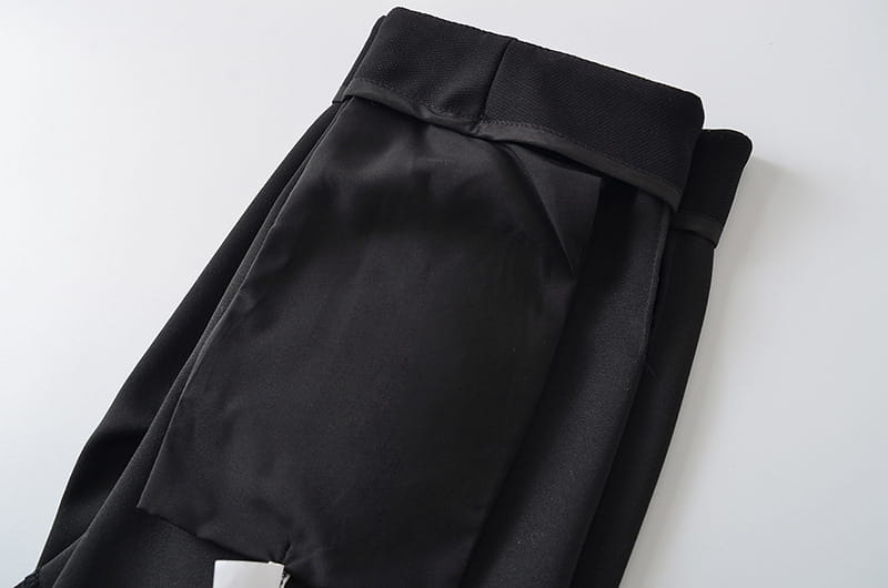 Black High Waist Casual Suit Pants Women’s Loose Feeling