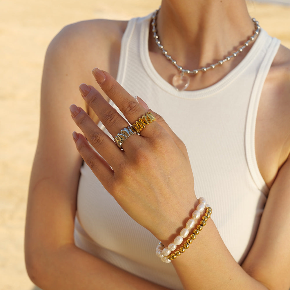 Stainless Steel Design Necklace Niche - Norellé