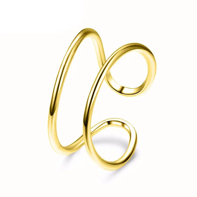 Simple And Irregular Ring Personality Ornament - Norellé