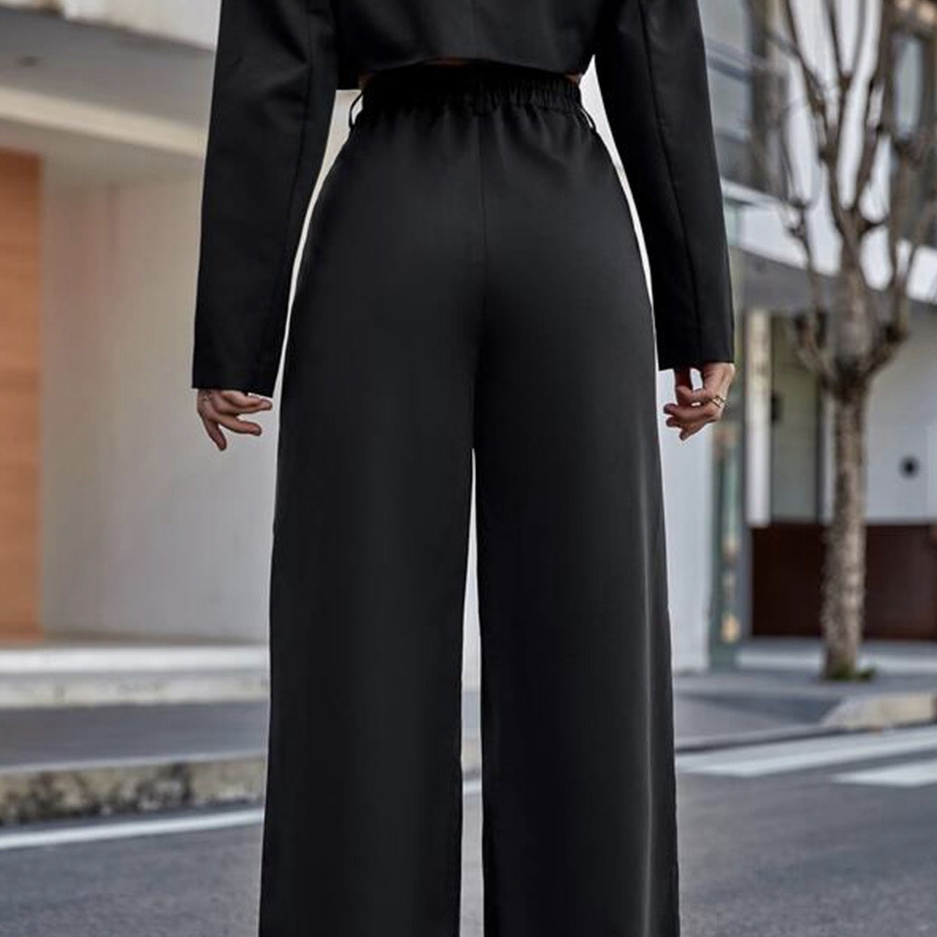 High Waisted Wide Leg Pants - Norellé