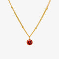 December Titanium Steel Necklace - July Luminous Red - electronic accessories