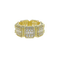 Square Zircon Ring European And American Fashion - Norellé