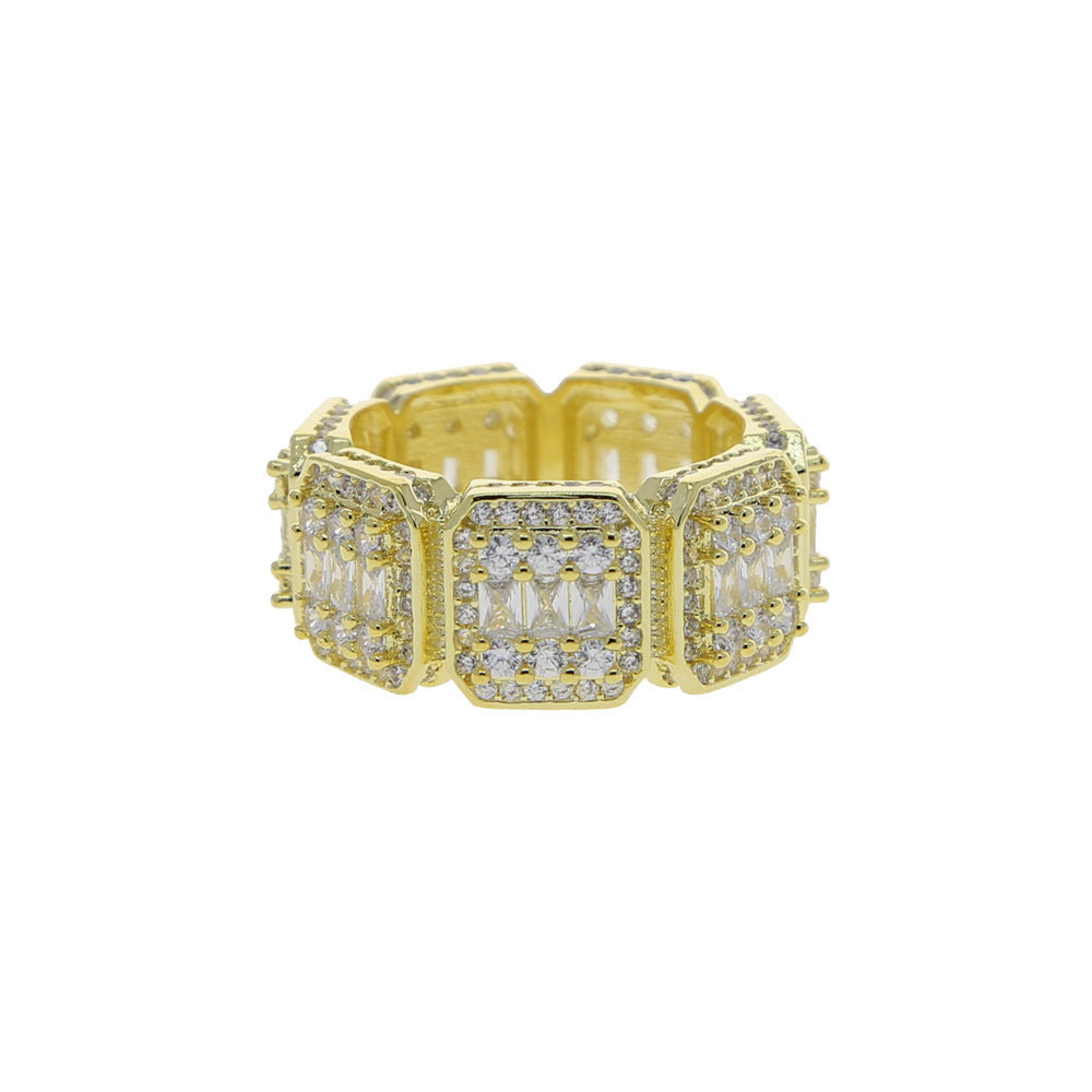 Square Zircon Ring European And American Fashion - Norellé