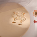 High-grade Pearl Vintage Tassel Earrings - Norellé