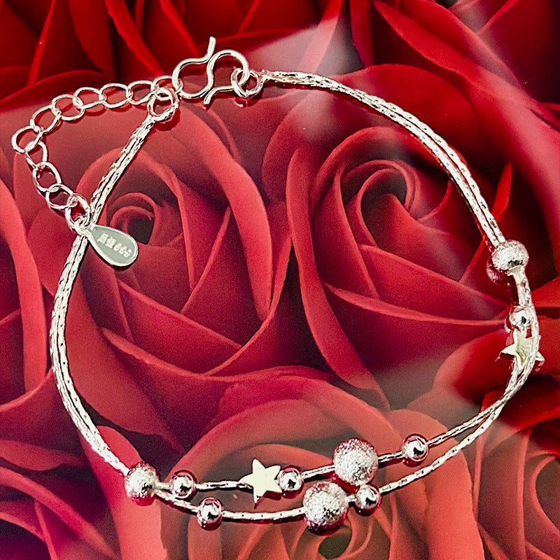 Design Double Circles Star Bracelet Female Fashion - Norellé
