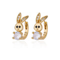 Diamond Butterfly Titanium Steel Ear Clip Women’s Light Luxury Accessories - E3122G3 - electronic accessories