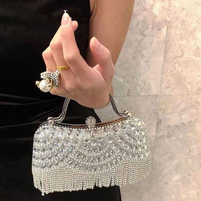 Diamond Evening Clutch Bag