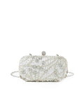 Diamond-studded Rhinestones Beaded Flower Pattern Bag