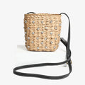 Diamond Woven Straw Bag Summer Travel Beach Bags for Women - 1
