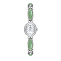Dongling Stone Hetian Jade Chain Watch - Aventurine Silver White - electronic accessories