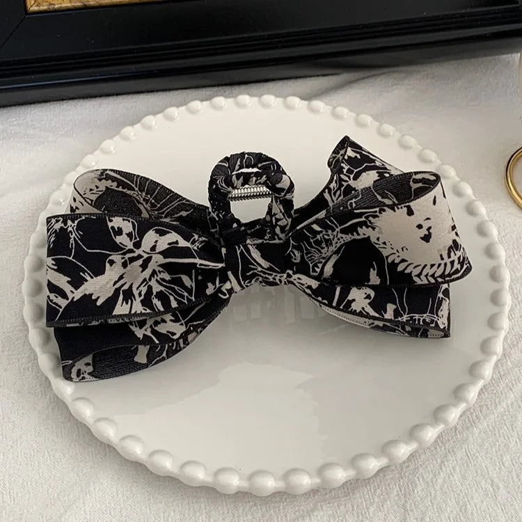 Dream Pleated Mesh Hairpin - black 3