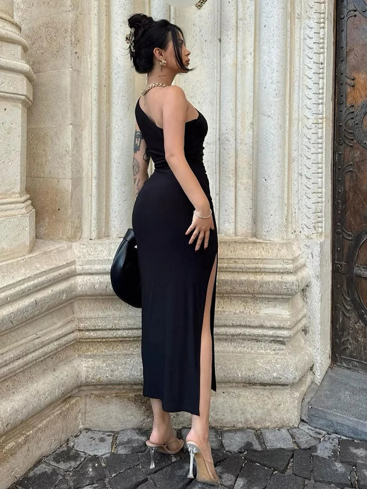Dress Women Fashion Split Sleeveless Backless - Other